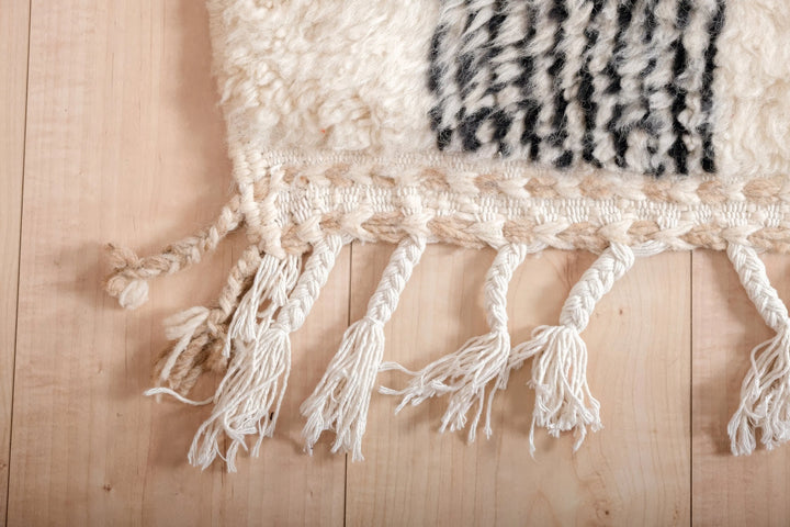 Striped Beni rug Custom Moroccan Rugs Made craftilymarrakesh.com