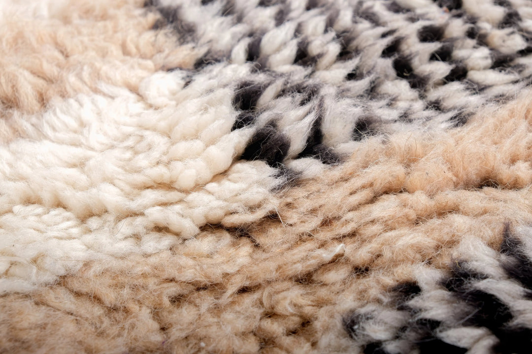 Striped Beni rug Custom Moroccan Rugs Made craftilymarrakesh.com