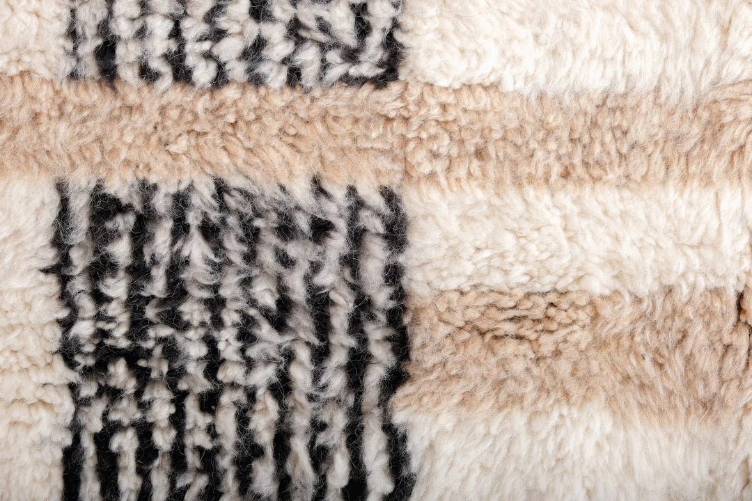 Striped Beni rug Custom Moroccan Rugs Made craftilymarrakesh.com