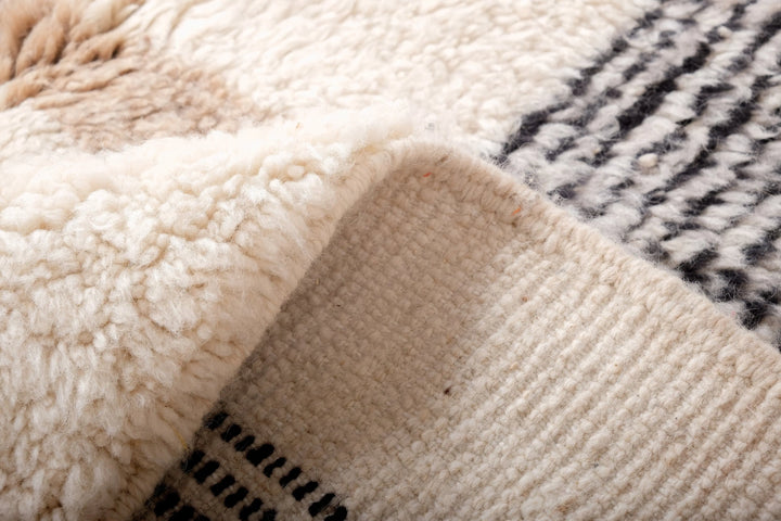 Striped Beni rug Custom Moroccan Rugs Made craftilymarrakesh.com