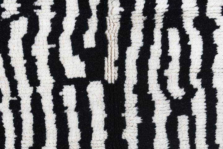 B&W Stripes Custom Moroccan Rugs Made