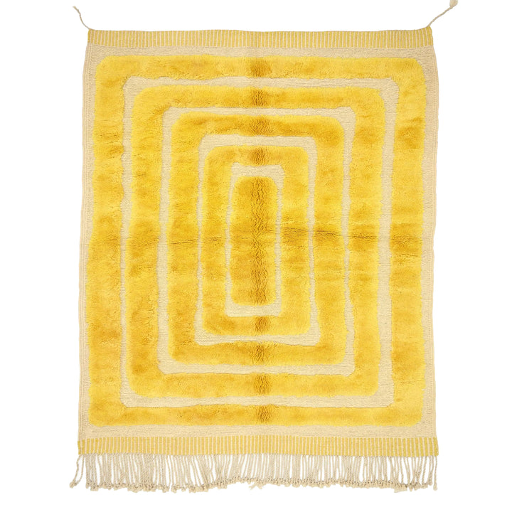 Chromatic Gold Custom Moroccan Rugs Made