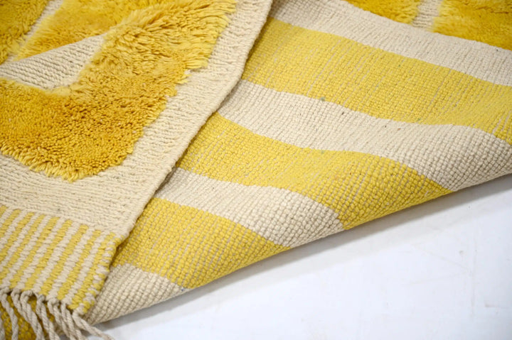 Chromatic Gold Custom Moroccan Rugs Made