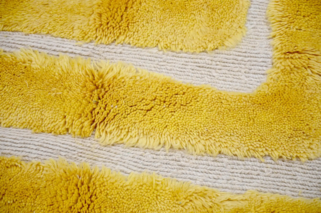Chromatic Gold Custom Moroccan Rugs Made