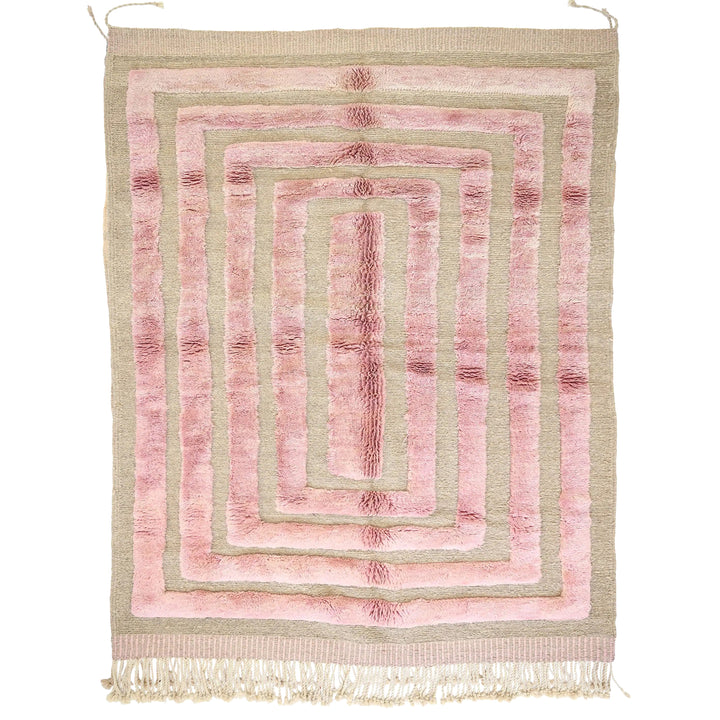 Chromatic Pink Custom Moroccan Rugs Made
