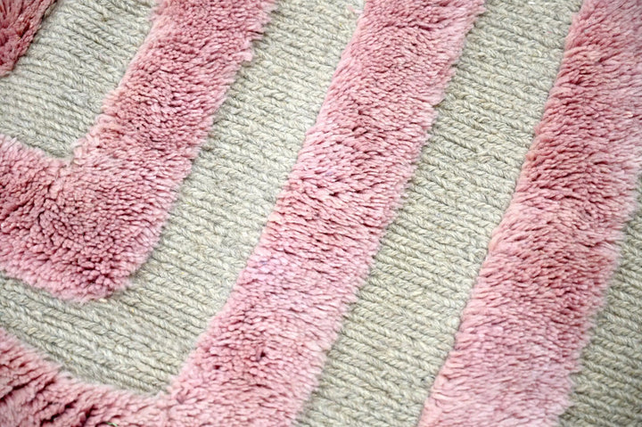 Chromatic Pink Custom Moroccan Rugs Made