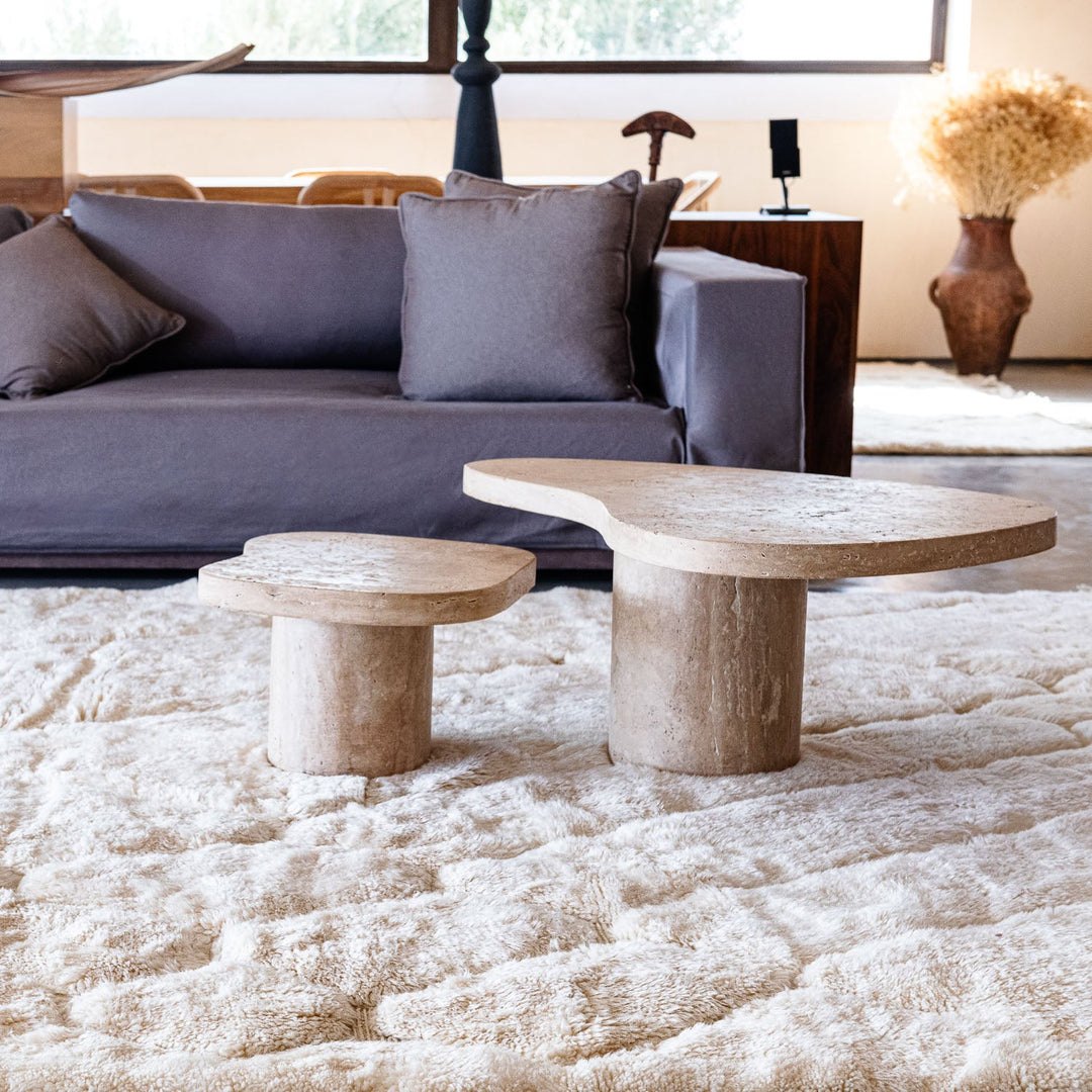 Creamy Custom Moroccan Rugs Made