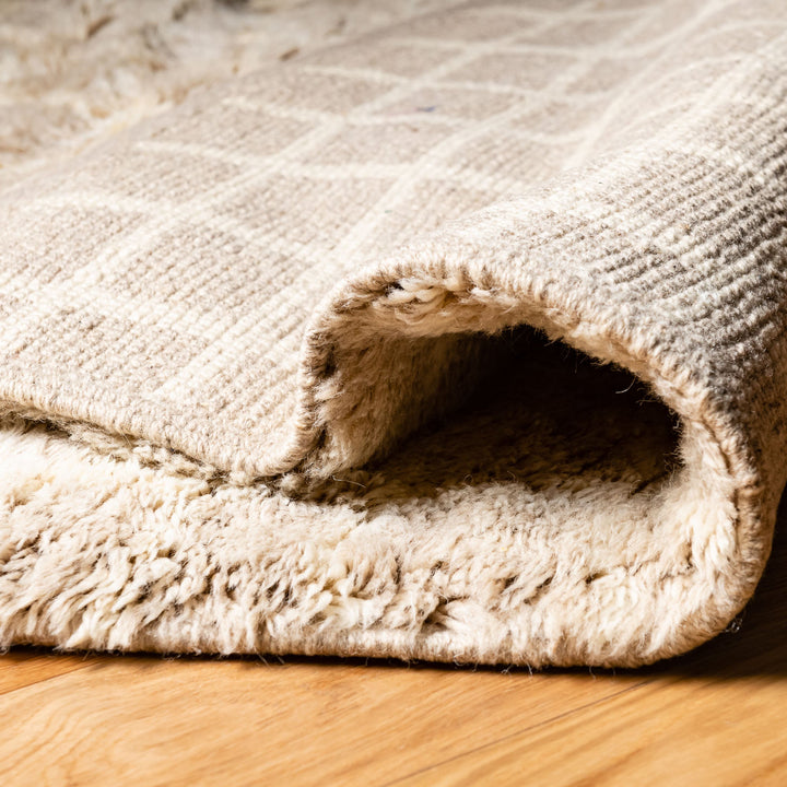 Golden Grids Custom Moroccan Rugs Made