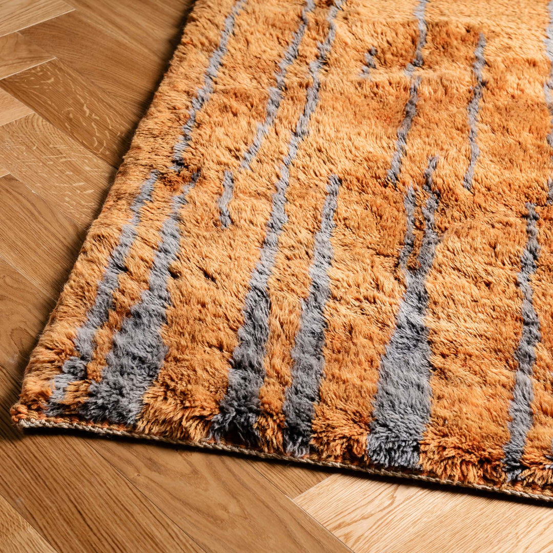 Orange Zest Custom Moroccan Rugs Made