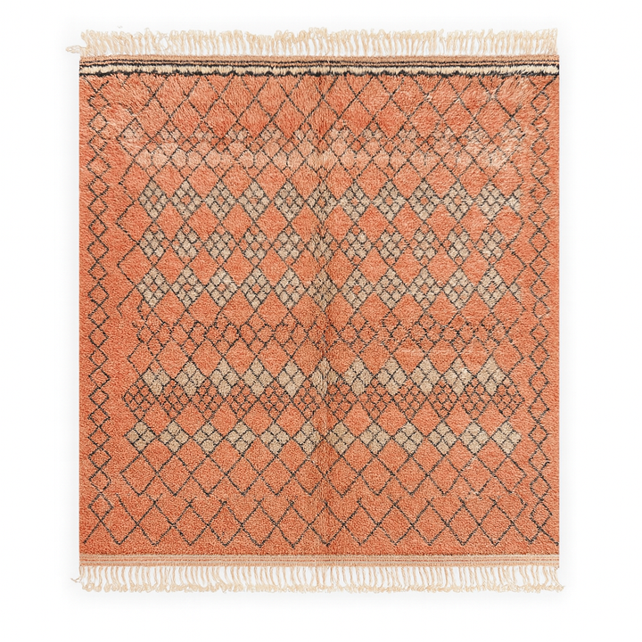 Peach Berber Custom Moroccan Rugs Made