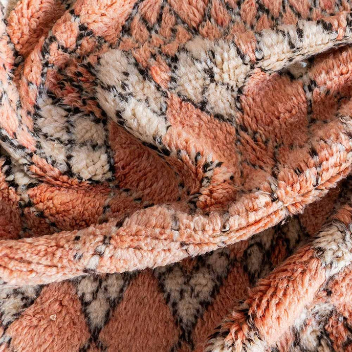 Peach Berber Custom Moroccan Rugs Made