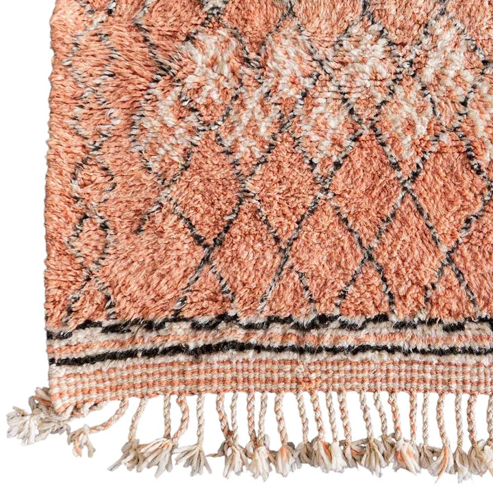 Peach Berber Custom Moroccan Rugs Made