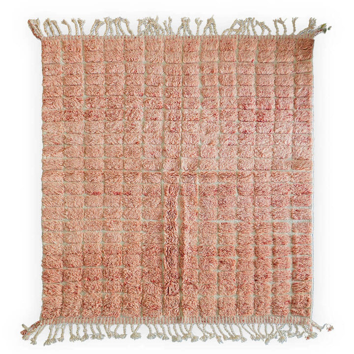 Peach Plush  Custom Moroccan Rugs Made