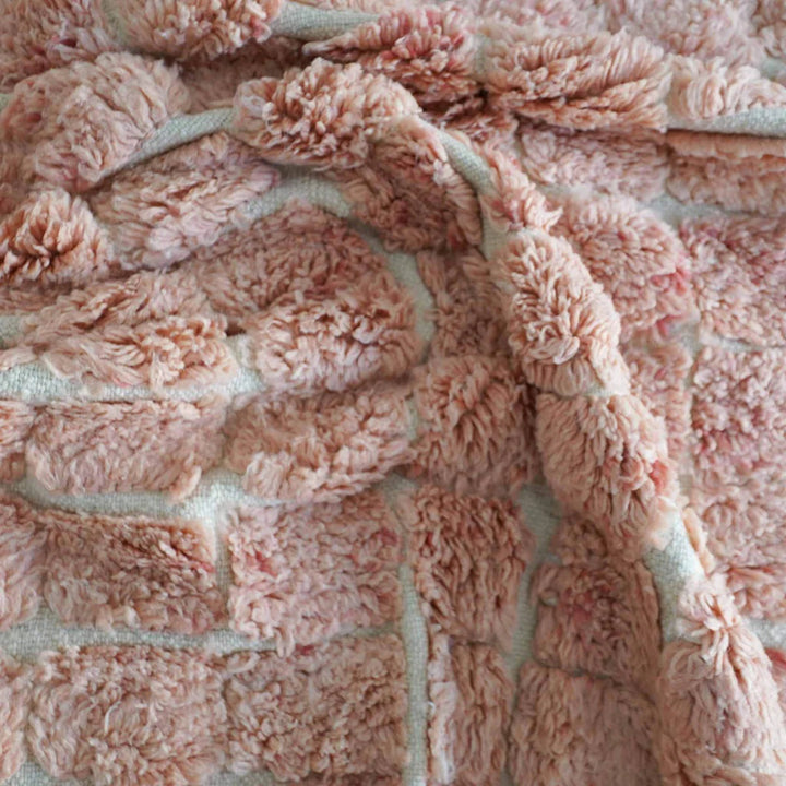 Peach Plush  Custom Moroccan Rugs Made