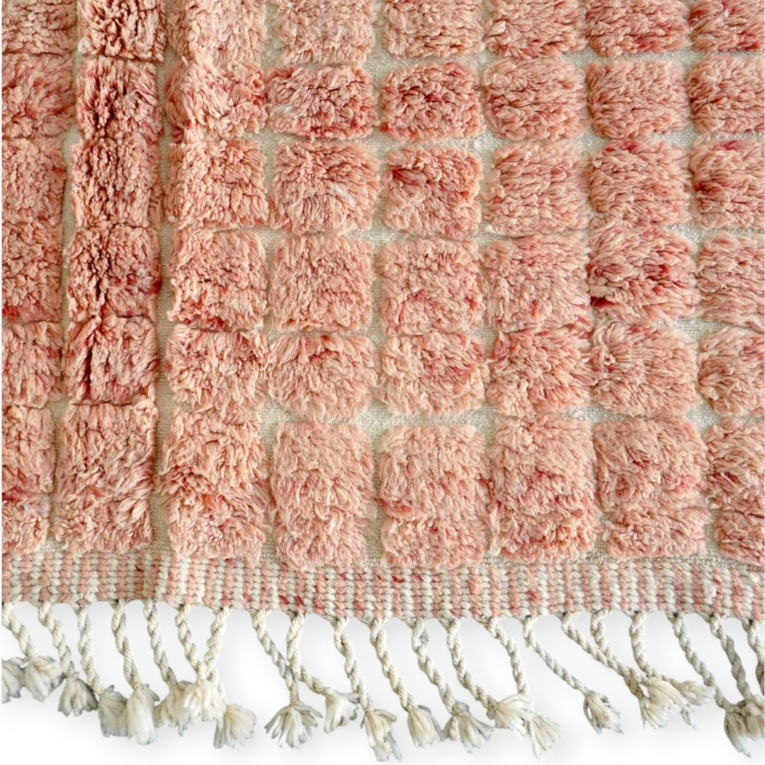 Peach Plush  Custom Moroccan Rugs Made