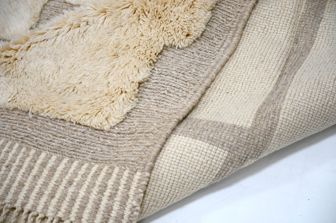 Plush Grid Custom Moroccan Rugs Made