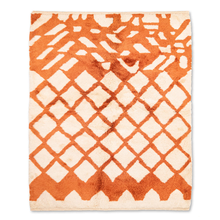 Vibrant Blaze Custom Moroccan Rugs Made