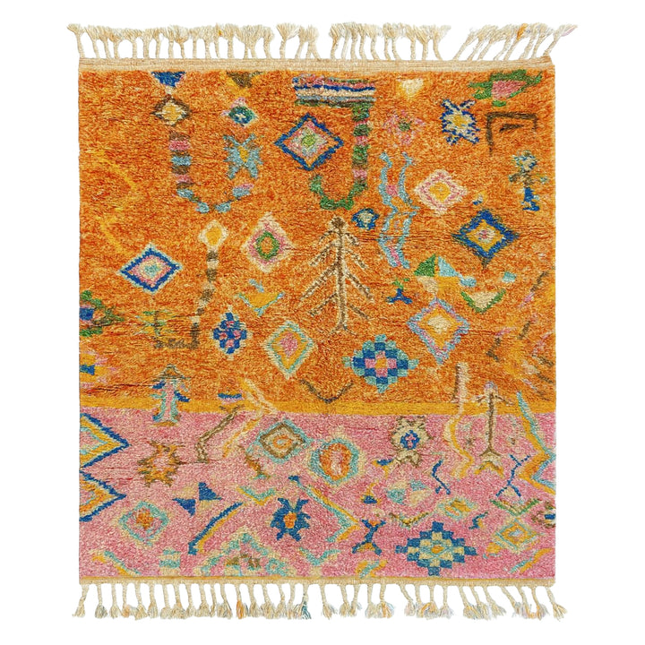 Tropical Bloom Custom Moroccan Rugs Made